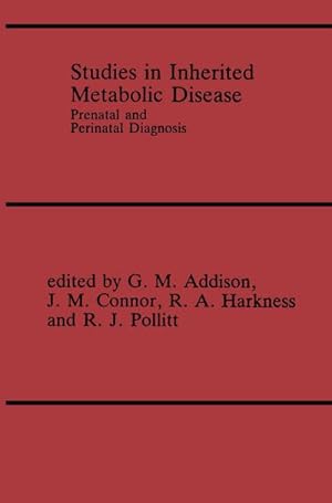 Bild des Verkufers fr Studies in Inherited Metabolic Disease zum Verkauf von BuchWeltWeit Ludwig Meier e.K.