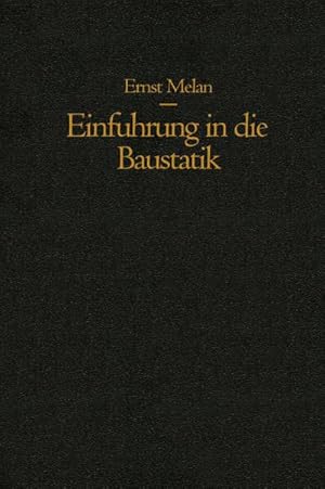 Imagen del vendedor de Einfhrung in die Baustatik a la venta por BuchWeltWeit Ludwig Meier e.K.