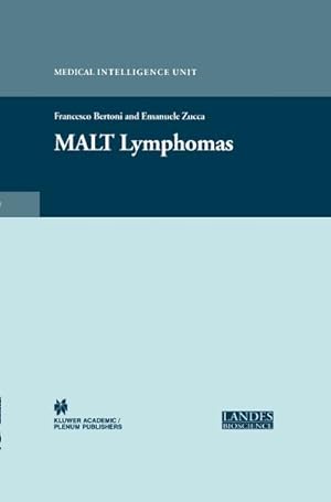 Imagen del vendedor de MALT Lymphomas a la venta por BuchWeltWeit Ludwig Meier e.K.