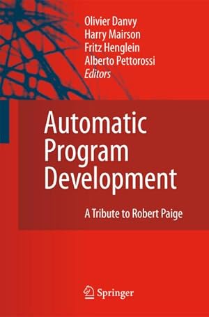 Seller image for Automatic Program Development for sale by BuchWeltWeit Ludwig Meier e.K.