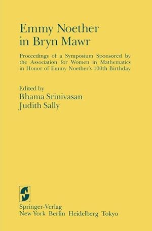 Seller image for Emmy Noether in Bryn Mawr for sale by BuchWeltWeit Ludwig Meier e.K.