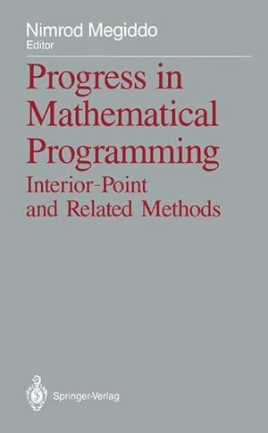 Imagen del vendedor de Progress in Mathematical Programming a la venta por BuchWeltWeit Ludwig Meier e.K.