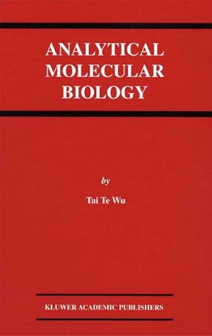 Bild des Verkufers fr Analytical Molecular Biology zum Verkauf von BuchWeltWeit Ludwig Meier e.K.