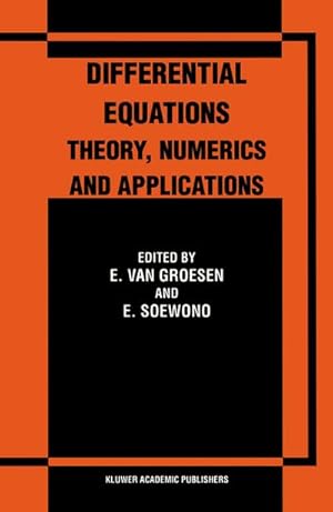 Imagen del vendedor de Differential Equations Theory, Numerics and Applications a la venta por BuchWeltWeit Ludwig Meier e.K.