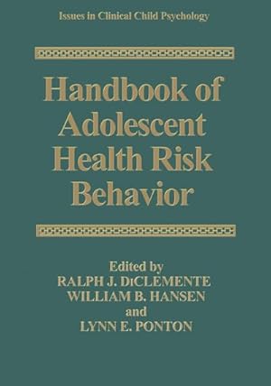 Seller image for Handbook of Adolescent Health Risk Behavior for sale by BuchWeltWeit Ludwig Meier e.K.
