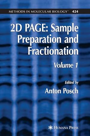Image du vendeur pour 2D PAGE: Sample Preparation and Fractionation mis en vente par BuchWeltWeit Ludwig Meier e.K.