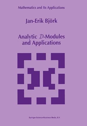 Seller image for Analytic D-Modules and Applications for sale by BuchWeltWeit Ludwig Meier e.K.