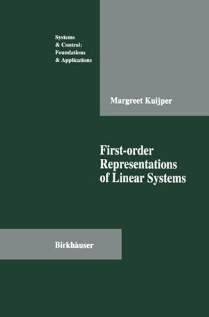 Seller image for First-order Representations of Linear Systems for sale by BuchWeltWeit Ludwig Meier e.K.