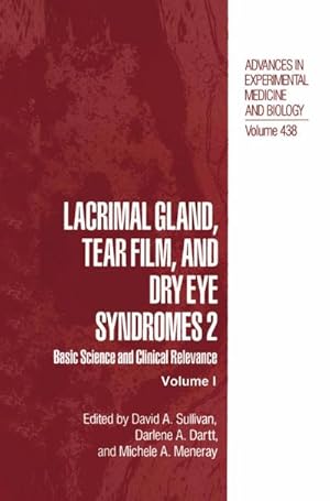 Bild des Verkufers fr Lacrimal Gland, Tear Film, and Dry Eye Syndromes 2 zum Verkauf von BuchWeltWeit Ludwig Meier e.K.