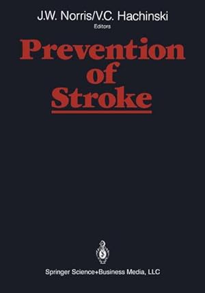 Imagen del vendedor de Prevention of Stroke a la venta por BuchWeltWeit Ludwig Meier e.K.