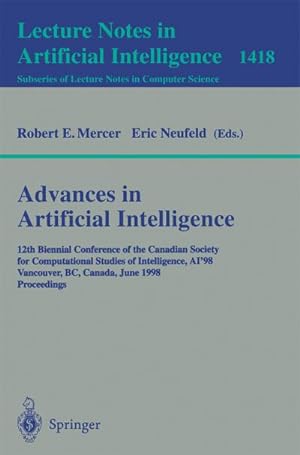 Image du vendeur pour Advances in Artificial Intelligence mis en vente par BuchWeltWeit Ludwig Meier e.K.