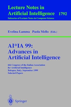 Seller image for AI\*IA 99:Advances in Artificial Intelligence for sale by BuchWeltWeit Ludwig Meier e.K.
