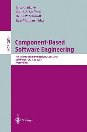 Seller image for Component-Based Software Engineering for sale by BuchWeltWeit Ludwig Meier e.K.