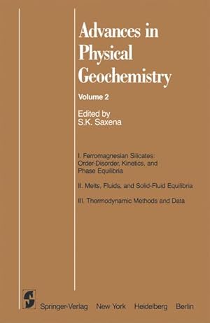 Imagen del vendedor de Advances in Physical Geochemistry a la venta por BuchWeltWeit Ludwig Meier e.K.