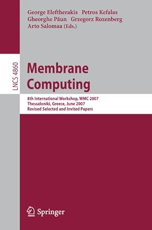 Bild des Verkufers fr Membrane Computing zum Verkauf von BuchWeltWeit Ludwig Meier e.K.