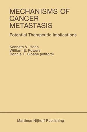 Immagine del venditore per Mechanisms of Cancer Metastasis venduto da BuchWeltWeit Ludwig Meier e.K.