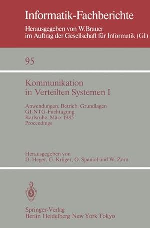 Immagine del venditore per Kommunikation in Verteilten Systemen I venduto da BuchWeltWeit Ludwig Meier e.K.
