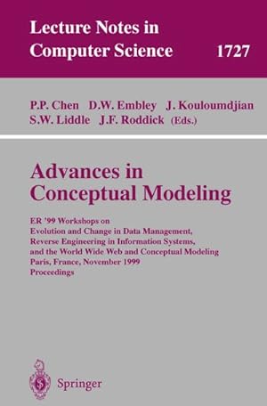 Immagine del venditore per Advances in Conceptual Modeling venduto da BuchWeltWeit Ludwig Meier e.K.