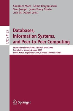 Seller image for Databases, Information Systems, and Peer-to-Peer Computing for sale by BuchWeltWeit Ludwig Meier e.K.