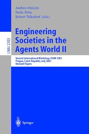Image du vendeur pour Engineering Societies in the Agents World II mis en vente par BuchWeltWeit Ludwig Meier e.K.