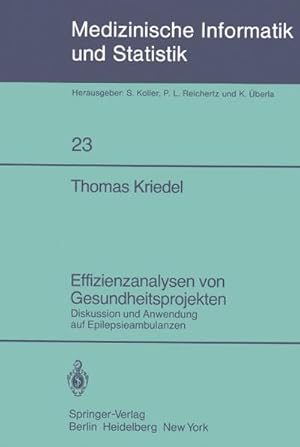 Seller image for Effizienzanalysen von Gesundheitsprojekten for sale by BuchWeltWeit Ludwig Meier e.K.