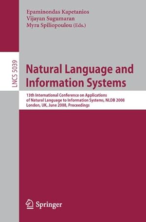 Seller image for Natural Language and Information Systems for sale by BuchWeltWeit Ludwig Meier e.K.