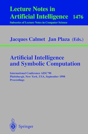 Bild des Verkufers fr Artificial Intelligence and Symbolic Computation zum Verkauf von BuchWeltWeit Ludwig Meier e.K.