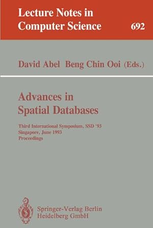Seller image for Advances in Spatial Databases for sale by BuchWeltWeit Ludwig Meier e.K.