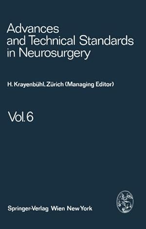 Seller image for Advances and Technical Standards in Neurosurgery for sale by BuchWeltWeit Ludwig Meier e.K.