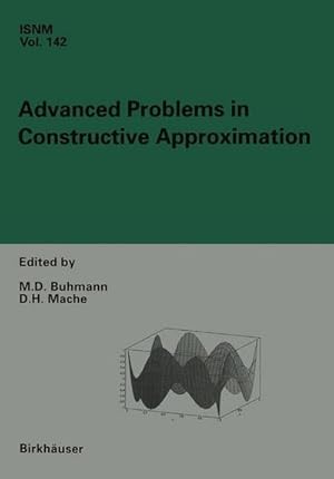 Immagine del venditore per Advanced Problems in Constructive Approximation venduto da BuchWeltWeit Ludwig Meier e.K.