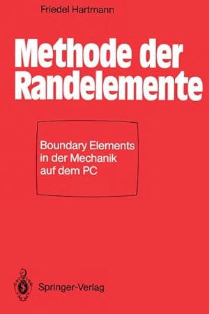 Seller image for Methode der Randelemente for sale by BuchWeltWeit Ludwig Meier e.K.