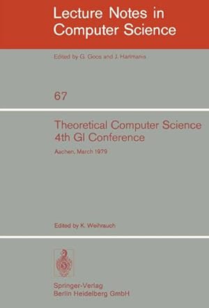 Imagen del vendedor de Theoretical Computer Science a la venta por BuchWeltWeit Ludwig Meier e.K.