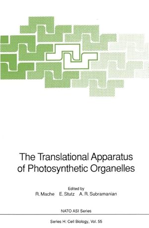 Bild des Verkufers fr The Translational Apparatus of Photosynthetic Organelles zum Verkauf von BuchWeltWeit Ludwig Meier e.K.