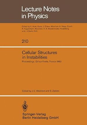 Bild des Verkufers fr Cellular Structures in Instabilities zum Verkauf von BuchWeltWeit Ludwig Meier e.K.