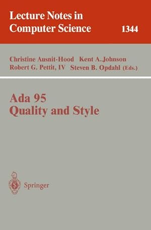 Seller image for Ada 95, Quality and Style for sale by BuchWeltWeit Ludwig Meier e.K.