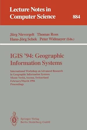 Image du vendeur pour IGIS '94: Geographic Information Systems mis en vente par BuchWeltWeit Ludwig Meier e.K.