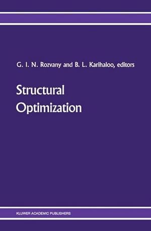 Seller image for Structural Optimization for sale by BuchWeltWeit Ludwig Meier e.K.