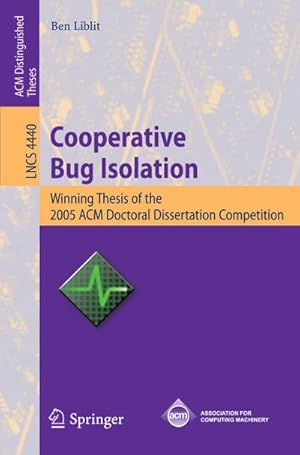 Immagine del venditore per Cooperative Bug Isolation venduto da BuchWeltWeit Ludwig Meier e.K.