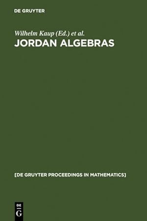 Image du vendeur pour Jordan Algebras mis en vente par BuchWeltWeit Ludwig Meier e.K.