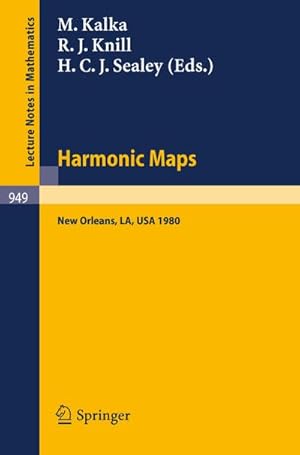 Seller image for Harmonic Maps for sale by BuchWeltWeit Ludwig Meier e.K.