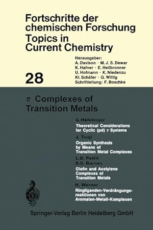 Image du vendeur pour  Complexes of Transition Metals mis en vente par BuchWeltWeit Ludwig Meier e.K.