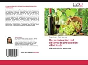 Imagen del vendedor de Caracterizacin del sistema de produccin vitivincola a la venta por BuchWeltWeit Ludwig Meier e.K.