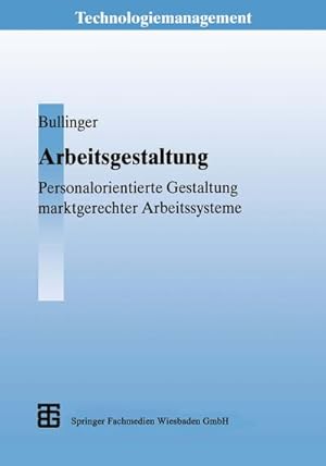 Seller image for Arbeitsgestaltung for sale by BuchWeltWeit Ludwig Meier e.K.