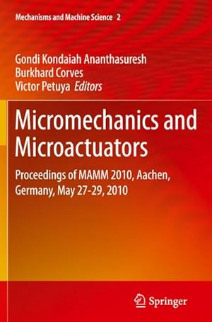 Immagine del venditore per Micromechanics and Microactuators venduto da BuchWeltWeit Ludwig Meier e.K.