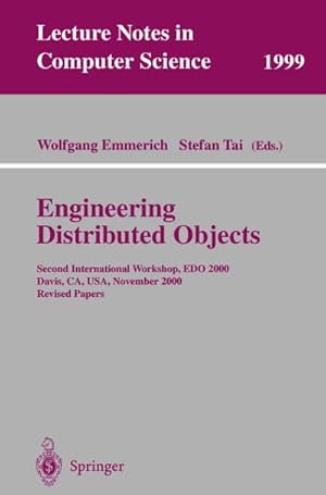 Immagine del venditore per Engineering Distributed Objects venduto da BuchWeltWeit Ludwig Meier e.K.