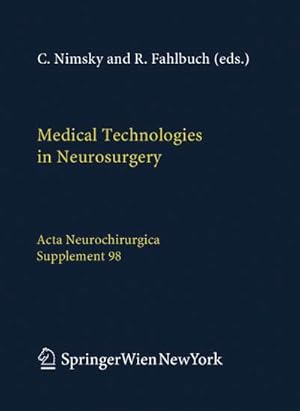 Seller image for Medical Technologies in Neurosurgery for sale by BuchWeltWeit Ludwig Meier e.K.