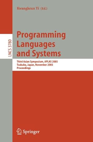 Immagine del venditore per Programming Languages and Systems venduto da BuchWeltWeit Ludwig Meier e.K.