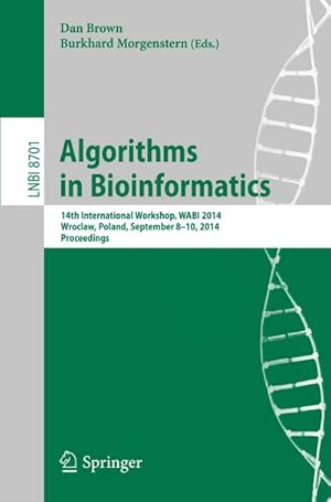 Immagine del venditore per Algorithms in Bioinformatics venduto da BuchWeltWeit Ludwig Meier e.K.