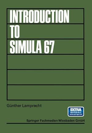 Immagine del venditore per Introduction to SIMULA 67 venduto da BuchWeltWeit Ludwig Meier e.K.