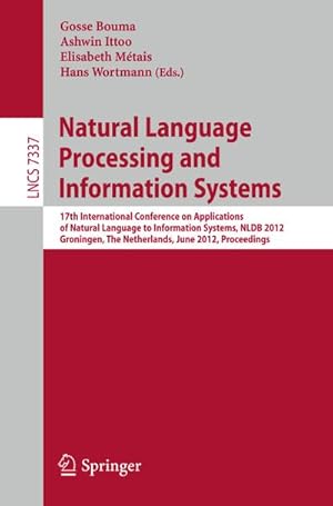 Bild des Verkufers fr Natural Language Processing and Information Systems zum Verkauf von BuchWeltWeit Ludwig Meier e.K.